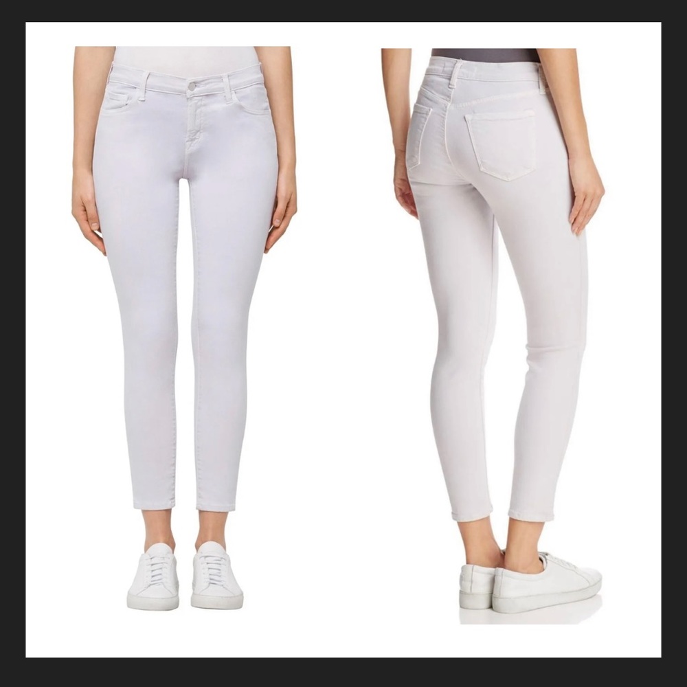 J Brand Photo Ready Mid-Rise Capri Frosted Amethyst